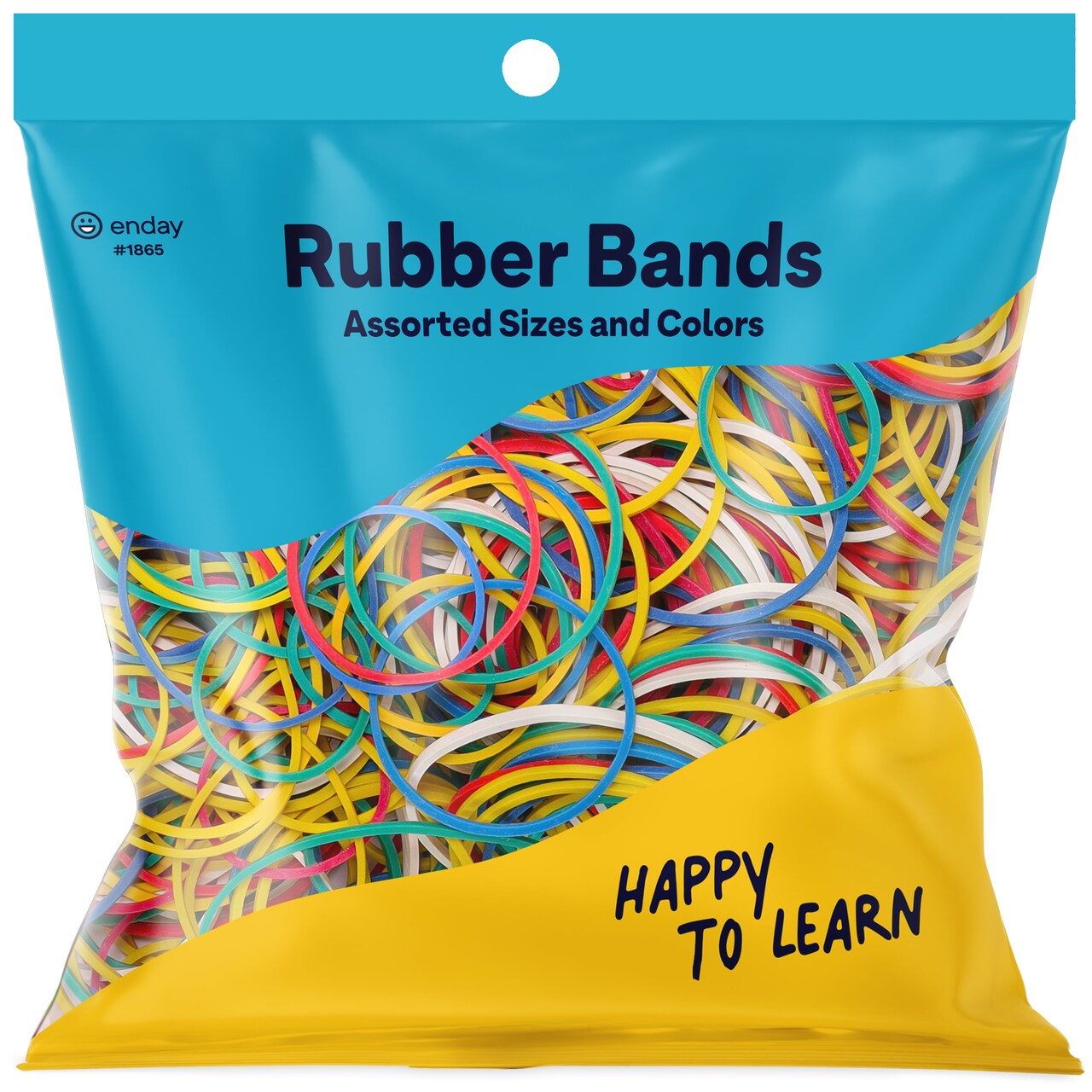 Rubber Bands Assorted Sizes Rubber Bands Bulk, Stretchable Elastic Bands, Rubber Bands for School, Home, or Office